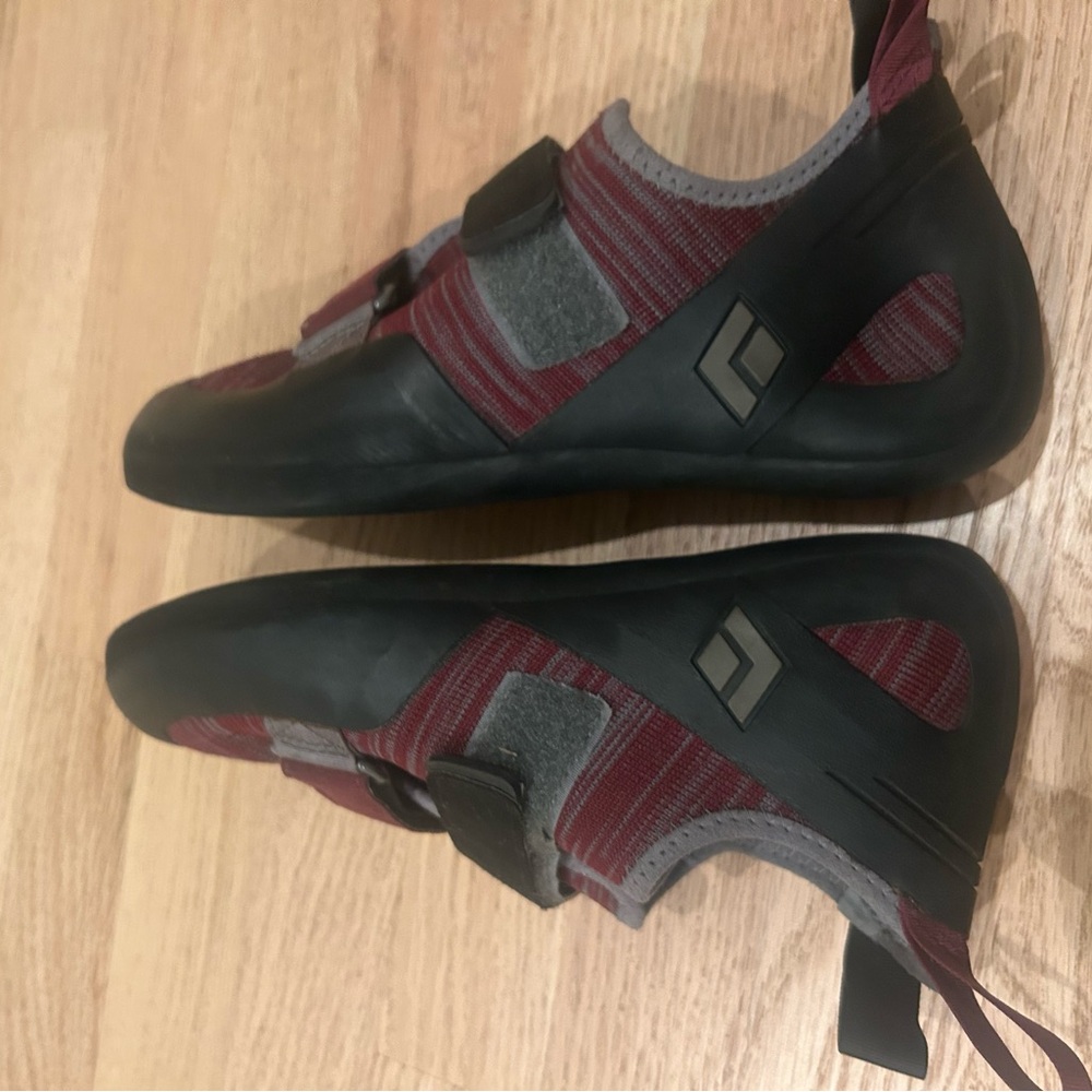 Black Diamond Unisex Climbing Shoes- Burgundy and Charcoal